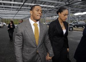 Ravens cut RB Ray Rice after release of video
