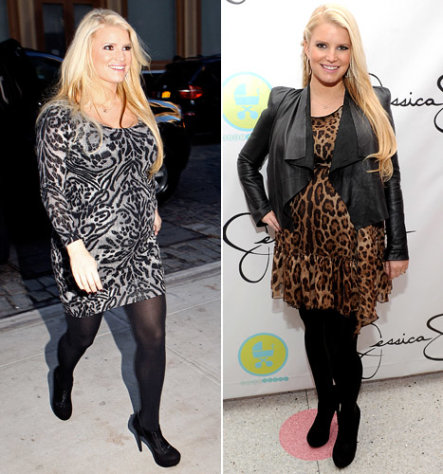 Jessica Simpson Flaunts Baby Bump in Animal-Print Outfits