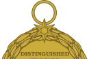 This image released by the Defense Department shows the reverse view of the newly announced Distinguished Warefare Medal. The military has stopped production of a new medal for remote warfare troops _ drone operators and cyber warfighters _ as it considers complaints from veterans and lawmakers over the award, a government official said Tuesday. (AP Photo/Department of Defense)