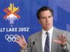 FILE - In this Oct. 1, 2001, file photo Mitt Romney, president of the Salt Lake Organizing Committee, announces there are 70,000 additional tickets available for purchase for the 2002 Winter Games during a news conference in Salt Lake City. Romney will put his time running the Olympics back in the spotlight Saturday, Feb. 18, 2012, when he speaks at a major celebration honoring the 10-year anniversary of the games.  (AP Photo/Douglas C. Pizac, File)