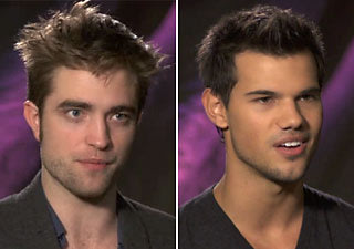 Robert Pattinson and Taylor Lautner talk to Yahoo! Movies about Team Edward and Team Jacob