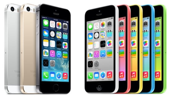 Apple iPhone 5S 以及 iPhone 5C
