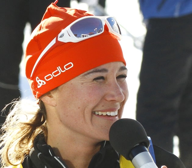 Speaking at the finish line in Mora yesterday Pippa said It was 