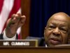 FILE - In this Feb. 16, 2012 file photo, Rep. Elijah Cummings, D-Md., ranking Democrat on the House Oversight and Government Reform speaks on Capitol Hill in Washington. Cummings and two other members of Congress investigating shortages of crucial drugs are targeting nearly two dozen fake pharmacies allegedly set up solely to buy and resell the drugs at huge markups. (AP Photo/Carolyn Kaster, File)