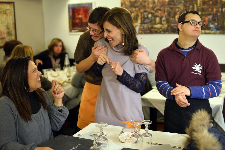 Rome restaurant serves up new attitude toward Down syndrome
