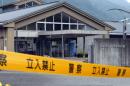 'Keep Out' police tape blocks the entrance to the Tsukui Yamayuri En, a care centre at Sagamihara city in Japan's Kanagawa prefecture, on July 26, 2016