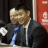 Jeremy Lin, 23, was introduced on Thursday at the team's practice facility as the newest member of the Houston Rockets