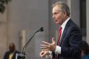 Former British prime minister Tony Blair speaks in New York on September 23, 2013