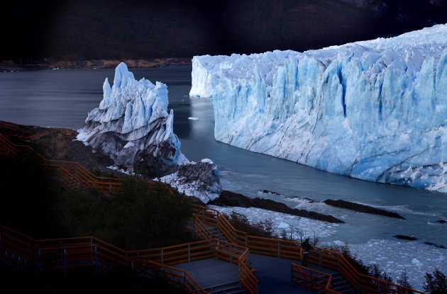 The Perito Moreno glacier …
