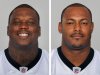 FILE - From left are NFL football players Jonathan Vilma, in 2011; Anthony Hargrove, in 2010; Will Smith, in 2011; and Scott Fujita, in 2011. All four players punished in the NFL's bounty investigation have filed appeals with the league. People familiar with the situation say the players have asked Commissioner Roger Goodell to remove himself as arbitrator because they do not believe he can be impartial. (AP Photo/File)