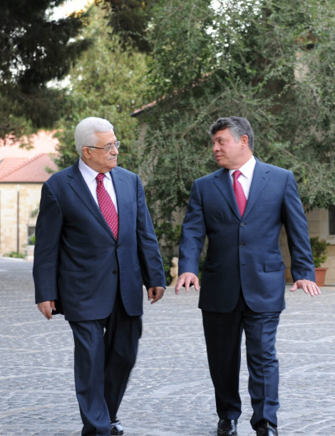 Palestinian President Abbas Meets With Jordanian King Abdullah