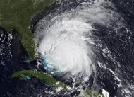 Hurricane Irene in a satellite image taken August 25, 2011. REUTERS/NOAA