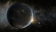 Ilustração de artista de um planeta detectado pela missão Kepler em zona habitável
