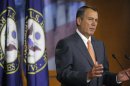 House Speaker John Boehner holds a news conference at the U.S. Capitol in Washington
