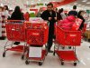 People shop at a Target store in Westbury, New York