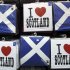 A display of t-shirts are seen for sale in a Scottish memorabilia shop in Edinburgh, Scotland Friday, Jan. 13, 2012. This week Scottish authorities announced they will hold a referendum on independence in 2014, firing the starting pistol on a contest that could end in the breakup of Britain. Scotland's history has been entwined with that of its more populous southern neighbor for millennia, and since 1707 Scotland and England have been part of a single country, Great Britain, sharing a monarch, a currency and a London-based government. But for centuries before that, Scotland was an independent kingdom, warding off English invaders in a series of bloody battles. Now a more peaceful modern independence movement thinks its goal of regaining that autonomy is finally in sight.  (AP Photo/Scott Heppell)