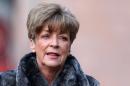FILE - A Jan. 29, 2014 photo from files of TV series Coronation Street actress, Anne Kirkbride, who played Deirdre Barlow. Anne Kirkbride has died after a short illness, her husband David Beckett said Monday, Jan. 19, 2015. (AP Photo/PA, Peter Byrne) UNITED KINGDOM OUT NO SALES NO ARCHIVE