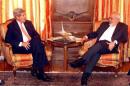 U.S. Secretary of State John Kerry meets with Iran's Foreign Minister Mohammad Javad Zarif in New York