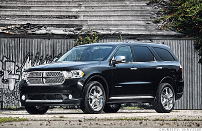 Thanks to electronic stability control and more stable designs SUVs like this Dodge Durango are now half as likely as cars, on average, to be involved in deadly rollover crashes.