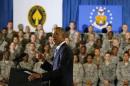 U.S. President Obama speaks after a military briefing at U.S. Central Command at MacDill Air Force Base in Tampa