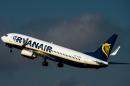 The Ryanair flight was traveling from Nantes in western France to Fez in Morocco