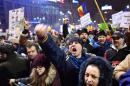Protesters have taken to the streets in Romania for six straight nights over the government's contentious corruption legislation