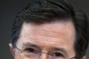 FILE- This Thursday, June 30, 2011 file photo shows comedian Stephen Colbert as he appears before the Federal Election Commission in Washington. Comedy Central's 