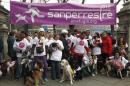 Salida de la segunda edición de 'La Sanperrestre', carrera popular para madrileños con sus perros organizada por la asociación El Refugio. EFE/Archivo