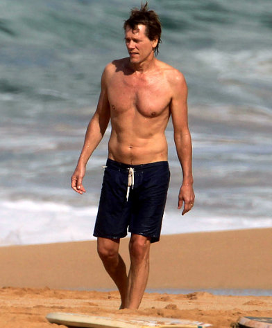 Whoa! Kevin Bacon, 53, Reveals Incredibly Fit Beach Body