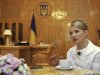 Handout photo of Yulia Tymoshenko speaking in her cabinet of the Ukrainian prime minister in Kiev