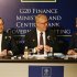 ECB President Mario Draghi, EU Economic and Monetary Affairs Commissioner Rehn and Danish Economy Minister Vestager attend a news conference as part of G20 leading economies' finance ministers and central bankers in Mexico City