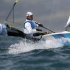 Australia's Mathew Belcher and Malcolm Page sail during the fifth race of the men's 470 sailing class at the London 2012 Olympic Games