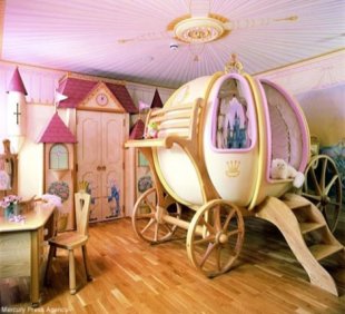 The Dream: Pumpkin-Shaped Princess Bed 