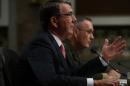 US Secretary of Defense Ashton Carter (L) and Chairman of the Joint Chiefs of Staff Joe Dunford testify before the Senate Armed Services Committee on September 22, 2016