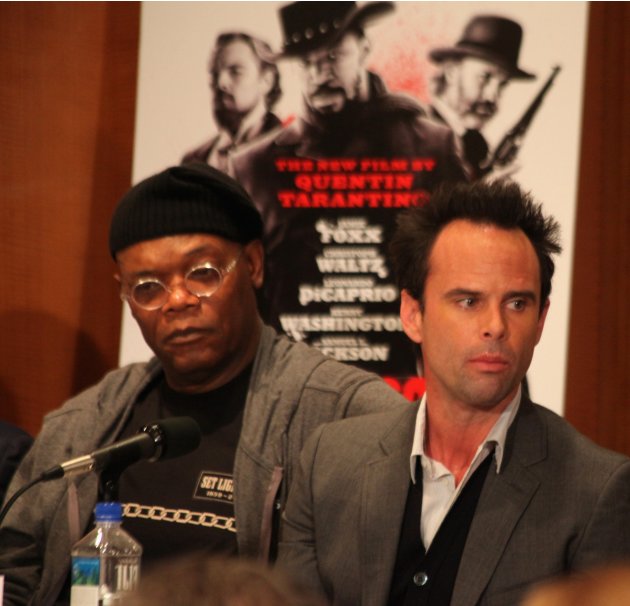 "Django Unchained" Press Conference In NY With Director/Screenwriter Quentin Tarantino, Jamie Foxx, Christoph Waltz, Leonardo DiCaprio, Kerry Washington, Samuel L. Jackson, Walton Goggins, Don Johnson