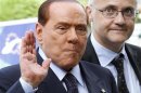 Italy's former Prime Minister Berlusconi arrives for a meeting of the European People's Party (EPP) in Brussels