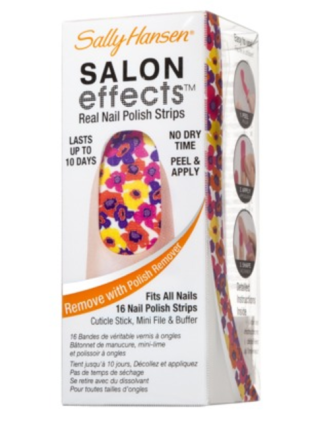Another easy nail design for nail-art amateurs, Sally Hansen's latest design
