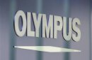 Olympus Corp logo is pictured at the company headquarters in Tokyo