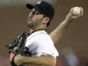 Detroit Tigers starter Justin Verlander pitches against the Baltimore Orioles in the second inning of a baseball game Saturday, Sept. 24, 2011, in Detroit. (AP Photo/Duane Burleson)