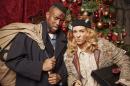 Oritse Williams and AJ Azari pose as characters from Home Alone