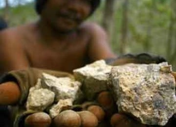 Bukan Emas, Tapi Logam Pyrite yang Ditemukan Warga di Sunga Logawa