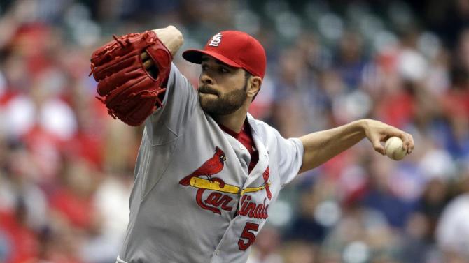 St louis cardinals starting pitching rotation giants