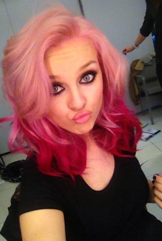 Perrie Edwards Pink Hair