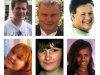 FILE - This photo combo shows the victims who were killed in the July 22, 2011 terror attacks in Oslo and on Utoya island in Norway.  From left,  Andreas Edvardsen, 19, from Sarpsborg, Norway,  Rune Havdal (43) from Oevre Eiker, Norway,  Fredrik Lund Schjetne, 18, from Eidsvoll, Norway,  Carina Borgund, 18, from Oslo, Norway, Tina Iversen Sukuvara, 18,  from Vadsoe, Norway,  Mona Abdinur, 18,  from Oslo, Norway.  (AP Photo/File)