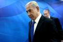 Israel's Prime Minister Netanyahu arrives at meeting in Jerusalem