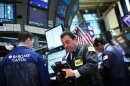 Dow Tembus 13.000 Turun kembali setelah Bailout Yunani