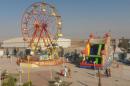 A nearly-deserted amusement park on the outskirts of Mosul on October 15, 2013