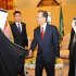 In this photo released by Saudi Press Agency, Chinese Premier Wen Jiabao, center, is welcomed by an unidentified Saudi official, left, as Saudi crown prince Nayef bin Abdel-Aziz, right, looks on prior their meeting in Riyadh, Saudi Arabia, Saturday, Jan. 14, 2012. China's premier visits Saudi Arabia as part of six-day Mideast trip that also takes him to the United Arab Emirates and Qatar. The visit to the region runs from Jan. 14-19. Wen Jiabao is slated to discuss the Arab Spring uprising and talks are likely to also focus on the latest U.S. sanctions on Iran, a major oil exporter to China. (AP Photo/HO) EDITORIAL USE ONLY, NO SALES