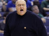 Saint Louis' Rick Majerus coaches against Memphis during the first half of an NCAA college basketball tournament second-round game Friday, March 16, 2012, in Columbus, Ohio. (AP Photo/Jay LaPrete)