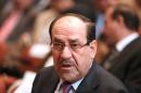 Iraq's Vice President Nuri al-Maliki attends a parliament session to aprrove the new government in Baghdad on September 8, 2014